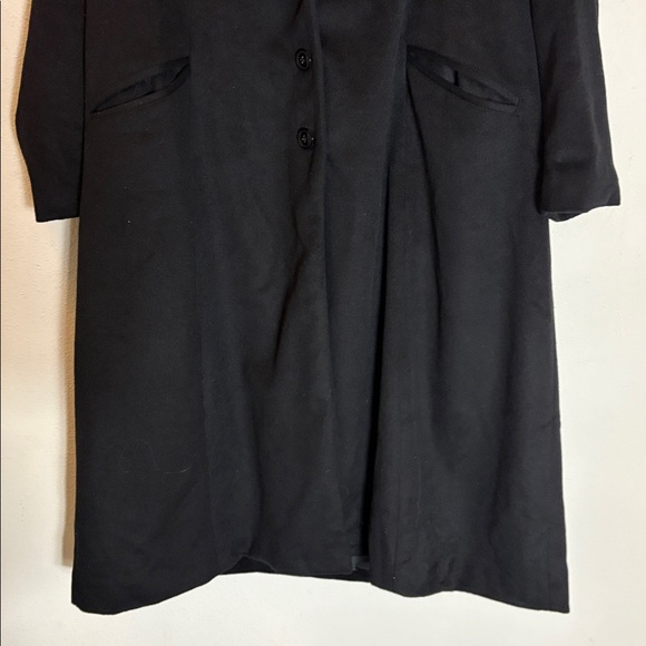 Jessica London Plus Size Long Wool-blend Coat With Faux Fur Collar 24 - Picture 2 of 9